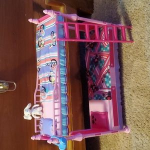 Barbie Bumk bed set.